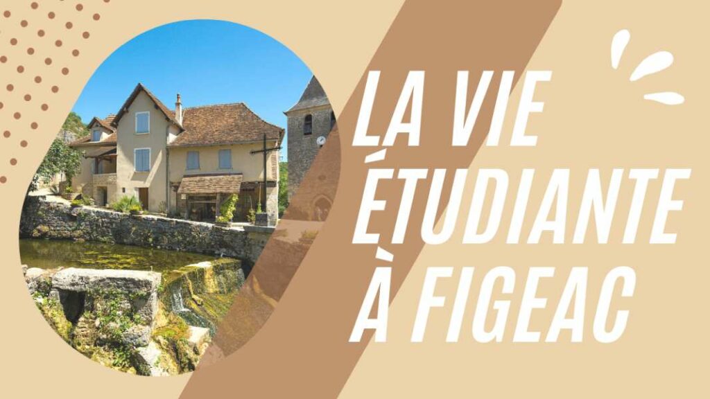 Illustration pour la vidéo "La vie étudiante à Figeac"