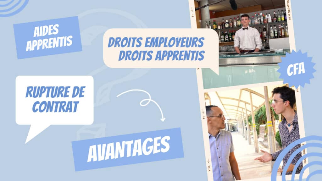 Illustration pour la vidéo "La médiation dans le parcours des apprentis"