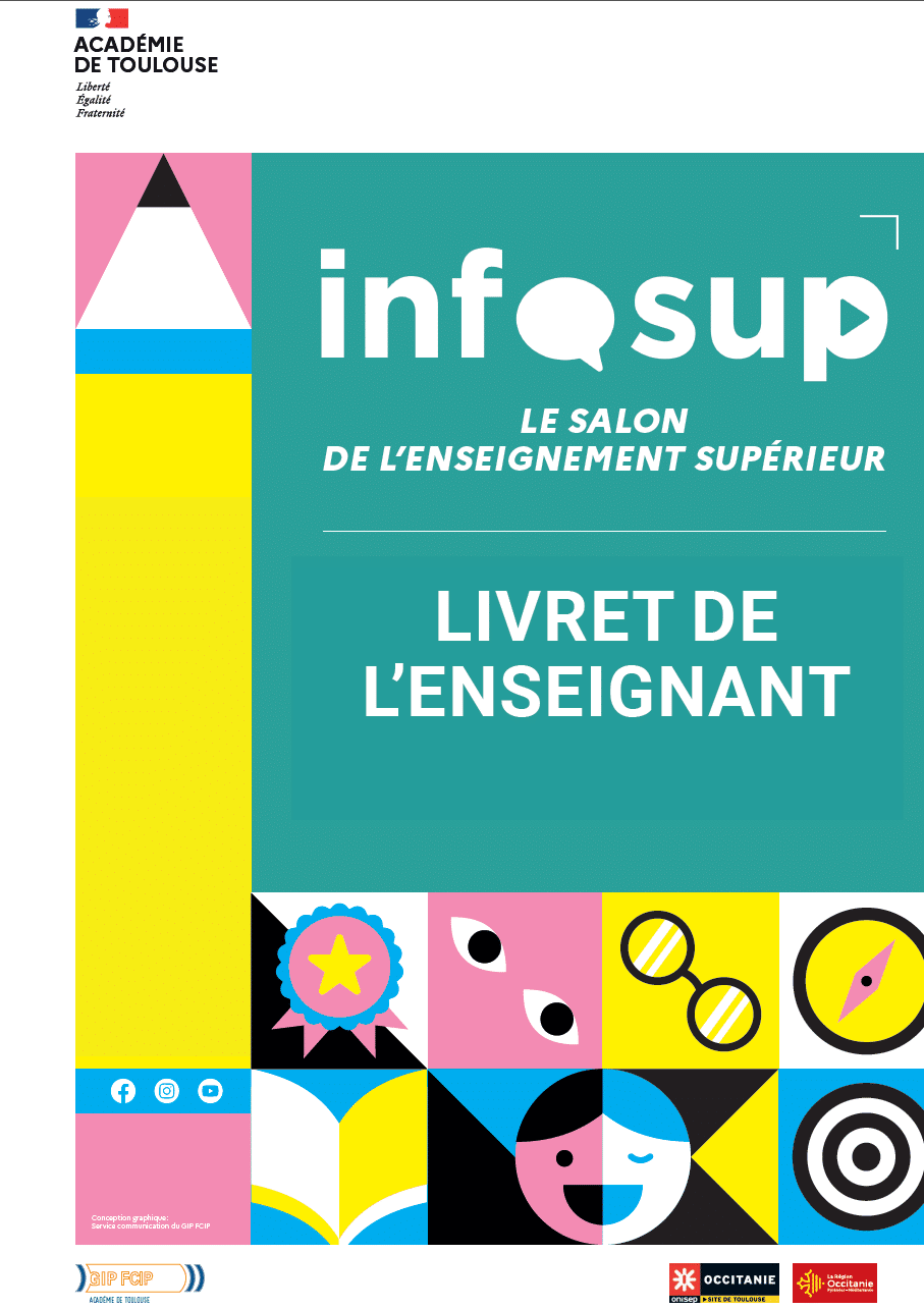couverture du livret de l'enseignant INFOSUP